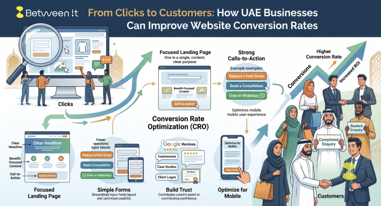 From Clicks to Customers: How UAE Businesses Can Improve Website Conversion Rates
