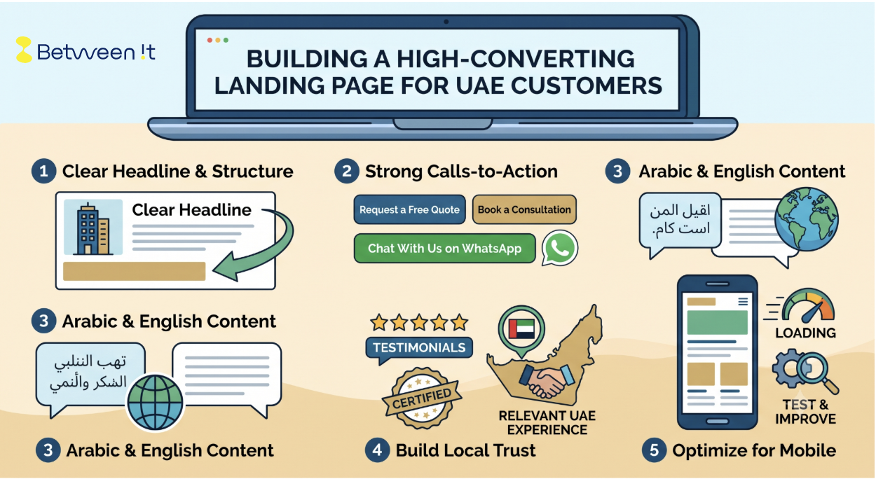 How to Build a High Converting Landing Page for UAE Customers